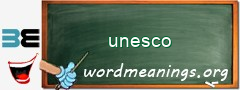 WordMeaning blackboard for unesco